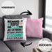 Jazz-Enthusiast Geschenk Kissen mit Füllung 40x40 Lustige Geschenkidee für Jazz-Enthusiast Geburtstag Niemand Ist Perfekt Aber Als Jazz-Enthusiast Ist Man Nah Dran (Grau) Rosa Trendation