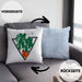 Gärtner Geschenk Kissen mit Füllung 40x40 Pflanzen Motiv Design Geschenkidee Garten-Pflege (Grau) Blau Trendation