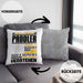 Paddler Geschenk Kaffee-Kissen mit Füllung 40x40 Geschenkidee für Paddler Ich Bin Paddler Ich Kann Es Dir Erklären Jedoch Nicht Für Dich Verstehen Spruch Lustig (Grau) Grau Trendation