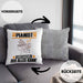 Pianist Kissen mit Füllung 40x40 Geschenk für Pianist Der Mann Der Alles Kann Geschenkidee zum Geburtstag (Grau) Grau Trendation