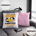 Auszug Bierbel Bier-Liebhaber Geschenkidee Kissen mit Füllung 40x40 Männer Geschenkidee Saufen (Grau) Rosa Trendation