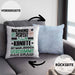 Kanute Geschenk Kissen mit Füllung 40x40 Lustige Geschenkidee für Kanute Geburtstag Niemand Ist Perfekt Aber Als Kanute Ist Man Nah Dran (Grau) Blau Trendation