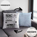 Anwalt Geschenk Lustiger Spruch für Anwalt Geschenkidee Bester Anwalt Der WeltKissen mit Füllung 40x40 (Grau) Blau Trendation
