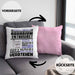 Aquarium-Enthusiast Geschenk Kaffee-Kissen mit Füllung 40x40 Geschenkidee für Aquarium-Enthusiast Ich Bin Aquarium-Enthusiast Ich Kann Es Dir Erklären Jedoch Nicht Für Dich Verstehen Spruch Lustig (Grau) Rosa Trendation