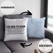 Lustige Kissen mit Füllung 40x40 für Logistiker Spruch Geschenkidee Logistik (Grau) Blau Trendation