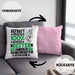 Singer-Songwriter Geschenk Lustiger Spruch für Singer-Songwriter Geschenkidee Bester Singer-Songwriter Der WeltKissen mit Füllung 40x40 (Grau) Rosa Trendation