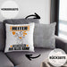 Reiter Kissen mit Füllung 40x40 Geschenk für Reiter Der Mann Der Alles Kann Geschenkidee zum Geburtstag (Grau) Grau Trendation