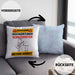 Songwriter Kissen mit Füllung 40x40 Geschenk Lustiger Spruch Geschenkidee für Songwriter Achtung Hochleistungs Songwriter Bei Der Arbeit (Grau) Blau Trendation
