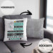 Rodeo-Cowboy Geschenk Kissen mit Füllung 40x40 Lustiger Spruch Erheben Sie Sich Der Rodeo-Cowboy Betritt den Raum (Grau) Grau Trendation