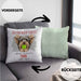 Yorkie Besitzer Kissen mit Füllung 40x40 Geschenk Lustiger Spruch Geschenkidee Besitzerin Ich Bin Nicht toll Aber Mein Yorkie Ist Es (Grau) Grün Trendation