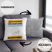 Vogelschützer Kissen mit Füllung 40x40 Geschenk Lustiger Spruch Geschenkidee für Vogelschützer Achtung Hochleistungs Vogelschützer Bei Der Arbeit (Grau) Grau Trendation
