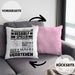 Discgolf-Spieler Geschenk Kaffee-Kissen mit Füllung 40x40 Geschenkidee für Discgolf-Spieler Ich Bin Discgolf-Spieler Ich Kann Es Dir Erklären Jedoch Nicht Für Dich Verstehen Spruch Lustig (Grau) Rosa Trendation