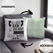So Sieht Ein Richtig Cooler Halbschwager Aus Geschenk Kissen mit Füllung 40x40 Lustiger Spruch Geschenkidee (Grau) Grün Trendation