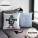 Bart Kissen mit Füllung 40x40 Geschenk Lustiger Spruch Bartträger Bärtiger Elf Geschenkidee Geburtstag (Grau) Blau Trendation