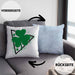 St Patricks Day Kissen mit Füllung 40x40 Kleeblatt Irisch Irland Geschenkidee (Grau) Blau Trendation