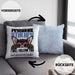 Chihuahua Besitzerin Kissen mit Füllung 40x40 Geschenk Lustiger Spruch Geschenkidee Personal Stalker (Grau) Blau Trendation