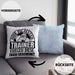 Trainer Geschenk Kissen mit Füllung 40x40 Nur Die Besten Trainer Kriegen Diese Kissen mit Füllung 40x40 Geschenkt Fußball Basketball Eis-Hockey Trainer Geschenkidee (Grau) Blau Trendation