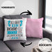 Katzenpsychologe Kissen mit Füllung 40x40 So Sieht Ein Richtig Cooler Katzenpsychologe Aus Geschenk Lustiger Spruch Geschenkidee (Grau) Rosa Trendation