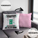Aquarium-Hobbyist Kissen mit Füllung 40x40 Geschenk für Aquarium-Hobbyist Der Mann Der Alles Kann Geschenkidee zum Geburtstag (Grau) Rosa Trendation
