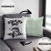 Fischer Karpfen Angler Geschenk Kissen mit Füllung 40x40 Fischer Fisch Suck My Balls Anglergeschenke (Grau) Grün Trendation