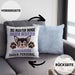 Chihuahua Besitzer Kissen mit Füllung 40x40 Geschenk Lustiger Spruch Geschenkidee Besitzerin Chihuahua Haben Personal (Grau) Blau Trendation