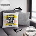Stewardess Kissen mit Füllung 40x40 Geschenk für Stewardessin Lustiger Spruch Lustig Flugbegleiterin Sprüche (Grau) Grau Trendation
