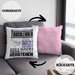 Tauchlehrer Geschenk Kaffee-Kissen mit Füllung 40x40 Geschenkidee für Tauchlehrer Ich Bin Tauchlehrer Ich Kann Es Dir Erklären Jedoch Nicht Für Dich Verstehen Spruch Lustig (Grau) Rosa Trendation