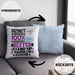 Stand-Up-Paddler Geschenk Lustiger Spruch für Stand-Up-Paddler Geschenkidee Bester Stand-Up-Paddler Der WeltKissen mit Füllung 40x40 (Grau) Blau Trendation