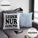 Ironie Kissen mit Füllung 40x40 Geschenk Spruch Gesunde Menschen Leider Nur Gesund Zyniker (Grau) Blau Trendation