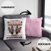 Schäferhund Besitzer Kissen mit Füllung 40x40 Geschenk Lustiger Spruch Geschenkidee Was Ist Besser Als Ein Schäferhund (Grau) Rosa Trendation