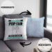 Pop-Fan Kissen mit Füllung 40x40 Geschenk für Pop-Fan Geburtstag Lustiger Spruch Was Ist Deine Superkraft (Grau) Blau Trendation