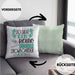 Snowboarder Kissen mit Füllung 40x40 Geschenk So Sieht Ein Richtig Cooler Snowboarder Aus Geschenkidee Spruch Lustig (Grau) Grün Trendation