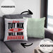 Dirigent Geschenk Orchester Chorleiter Geschenkidee Kissen mit Füllung 40x40 Der Tut Nix Der Will Nur Dirigieren (Grau) Grün Trendation