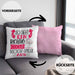 So Sieht Ein Richtig Cooler Discgolf-Spieler Aus Geschenk Kissen mit Füllung 40x40 Lustiger Spruch Geschenkidee (Grau) Rosa Trendation