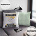 Ultraläufer Kissen mit Füllung 40x40 Geschenk für Ultraläufer Der Mann Der Alles Kann Geschenkidee zum Geburtstag (Grau) Grün Trendation