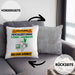 Comic-Sammler Kissen mit Füllung 40x40 Geschenk Lustiger Spruch Geschenkidee für Comic-Sammler Achtung Hochleistungs Comic-Sammler Bei Der Arbeit (Grau) Grau Trendation