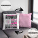 Reitsportler Geschenk Kaffee-Kissen mit Füllung 40x40 Geschenkidee für Reitsportler Ich Bin Reitsportler Ich Kann Es Dir Erklären Jedoch Nicht Für Dich Verstehen Spruch Lustig (Grau) Rosa Trendation