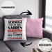 LKW Fahrer Geschenk Kissen mit Füllung 40x40 Geschenke Zubehör Lustig Mann Lkwfahrer Geschenkidee Kissen mit Füllung 40x40 mit Spruch (Grau) Rosa Trendation