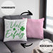 Viel Erfolg Kissen mit Füllung 40x40 Geschenk Geschenkidee Du Schaffst Das (Grau) Rosa Trendation