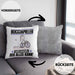 Bocciapieler Kissen mit Füllung 40x40 Geschenk für Bocciapieler Der Mann Der Alles Kann Geschenkidee zum Geburtstag (Grau) Grau Trendation