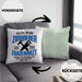 Lustige Kissen mit Füllung 40x40 Geschenk Zimmerer Spruch Geschenkidee (Grau) Grün Trendation