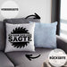 Ich Kam Sah Und Sägte Kreissäge Kissen mit Füllung 40x40 Geschenk Holzarbeiter Geschenkidee Schreiner (Grau) Blau Trendation