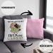 Dinosaurier Spruch Kissen mit Füllung 40x40 Geschenk Jungs Jungen Egal Wie Sauer Du Bist Dinos Sind Saurier (Grau) Rosa Trendation