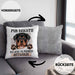 Rottweiler Besitzer Kissen mit Füllung 40x40 Geschenk Lustiger Spruch Geschenkidee Mir Reichts Ich Geh Zu Meinem Rottweiler (Grau) Grau Trendation