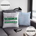 Lustige Kissen mit Füllung 40x40 "Master Of Science Loading" - Geschenkidee für Absolventen Master (Grau) Blau Trendation