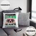 Golden Retriever Besitzerin Kissen mit Füllung 40x40 Geschenk Lustiger Spruch Geschenkidee Personal Stalker (Grau) Grau Trendation