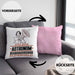 Astronom Geschenk Kissen mit Füllung 40x40 Ich Bin Astronom Aber Sag Doch Einfach Superheld Lustige Geschenkdiee für Astronom (Grau) Rosa Trendation