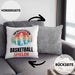 Mädchen Basketballspielerin Geschenkidee Kissen mit Füllung 40x40 Frauen Basketball (Grau) Grau Trendation