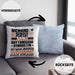Rhythmische Gymnastin Geschenk Kissen mit Füllung 40x40 Lustige Geschenkidee für Rhythmische Gymnastin Geburtstag Niemand Ist Perfekt Aber Als Rhythmische Gymnastin Ist Man Nah Dran (Grau) Blau Trendation