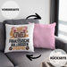 Französische Bulldogge Papa Besitzer Kissen mit Füllung 40x40 Geschenk Lustiger Spruch Geschenkidee Französische Bulldogge Liebhaber (Grau) Rosa Trendation